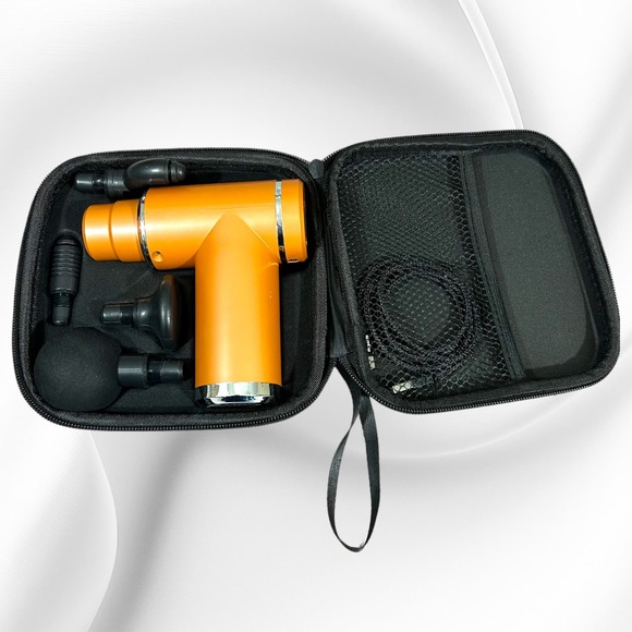 Bluzen Mini Percussion Massager 4 Attachments Model HP-168 Maximum Strength - Picture 1 of 12